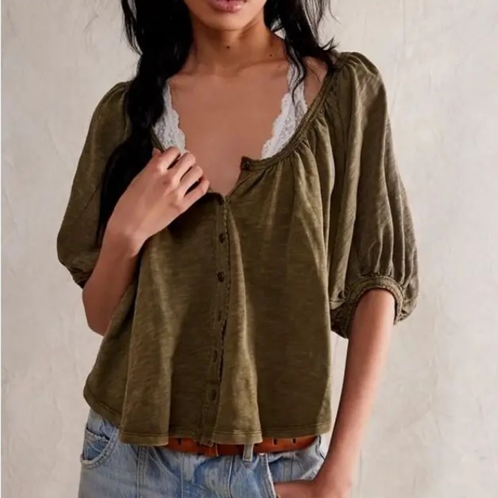 Free People NWT We The Free Sunset Tee Size Small